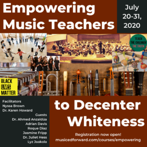 Empowering Music Teachers to Decenter Whiteness